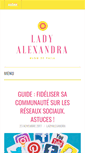 Mobile Screenshot of ladyalexandra.net